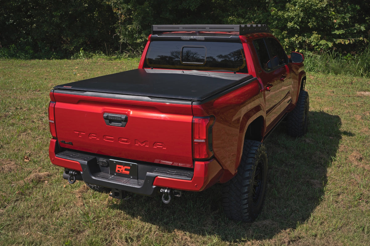 Rough Country Soft Roll Up Bed Cover 5' Bed | Toyota Tacoma 2WD/4WD (2024-2026)