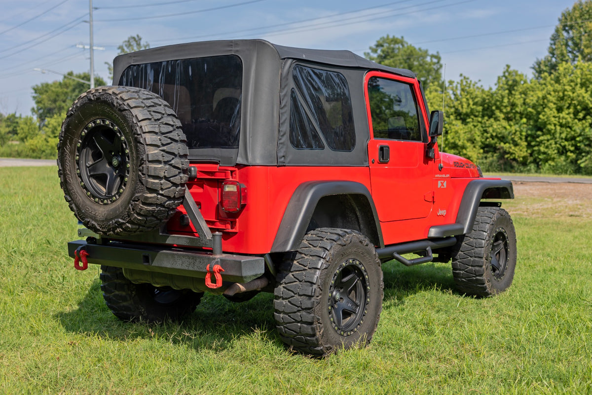 Rough Country Nerf Steps Full Length | Jeep Wrangler TJ 4WD (1997-2006)