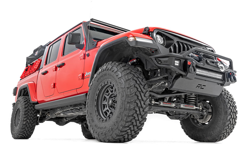 Rough Country Power Running Boards Dual Electric Motor | Jeep Gladiator JT 4WD (20-26)