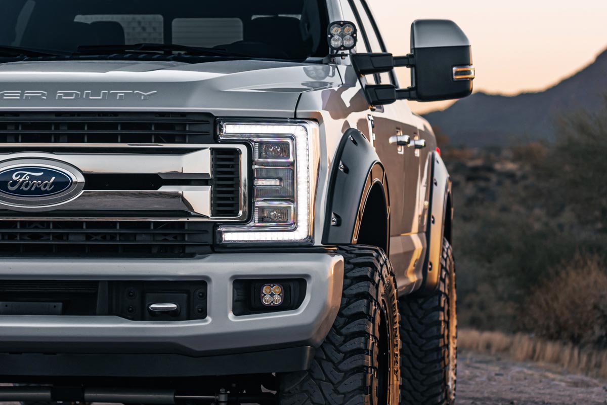 Rough Country Fender Flares Defender | Ford Super Duty 2WD/4WD (2017-2022)