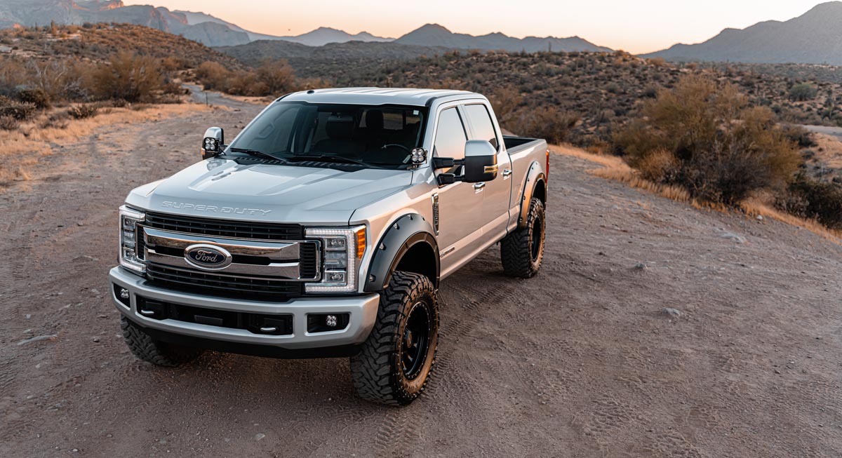 Rough Country Fender Flares Defender | Ford Super Duty 2WD/4WD (2017-2022)