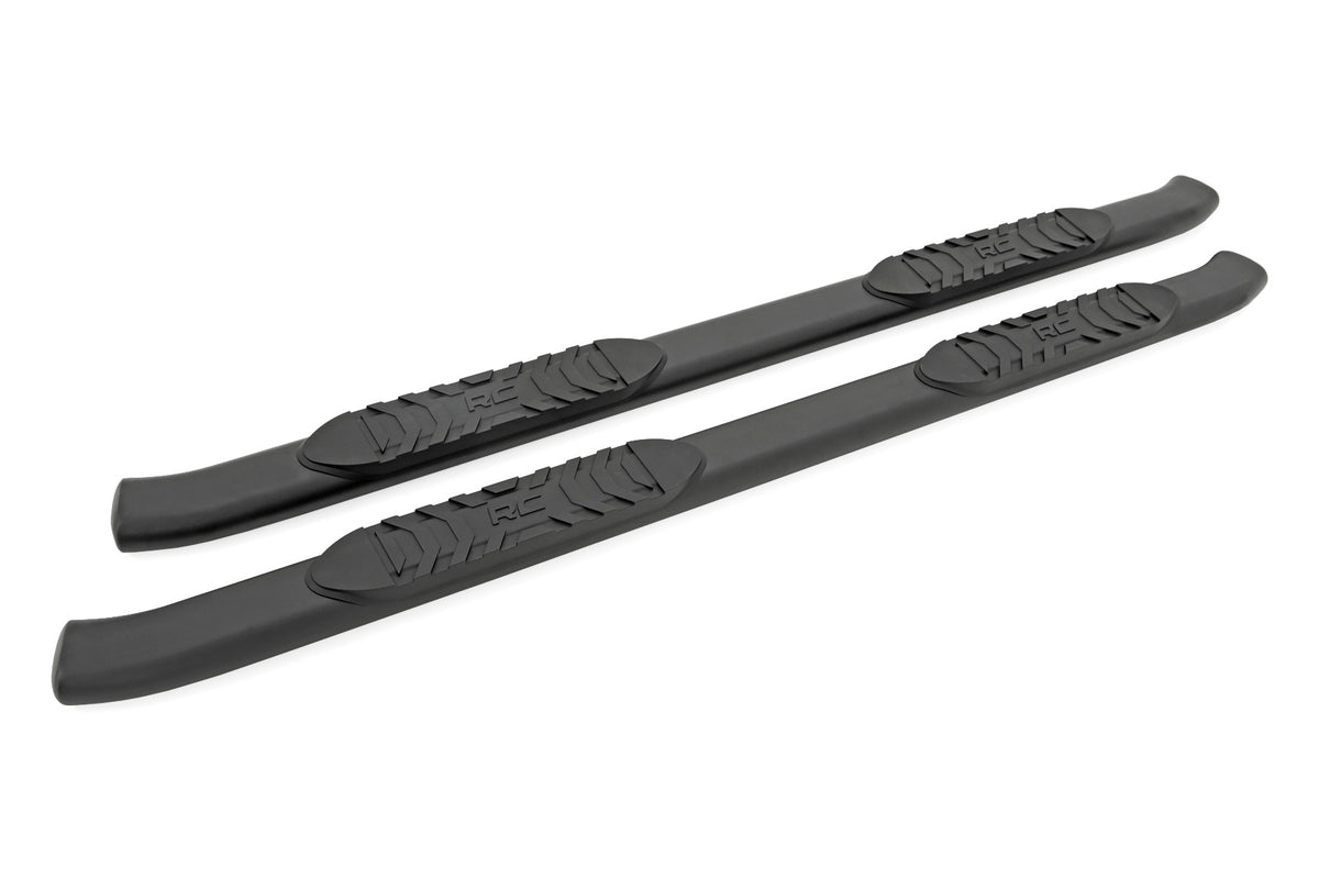 Rough Country Oval Nerf Steps Black | Ford Bronco Sport 4WD (2021-2026)
