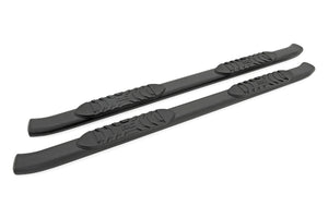 Rough Country Oval Nerf Step Crew Cab | Black | Ford F-150 2WD/4WD (2009-2014)