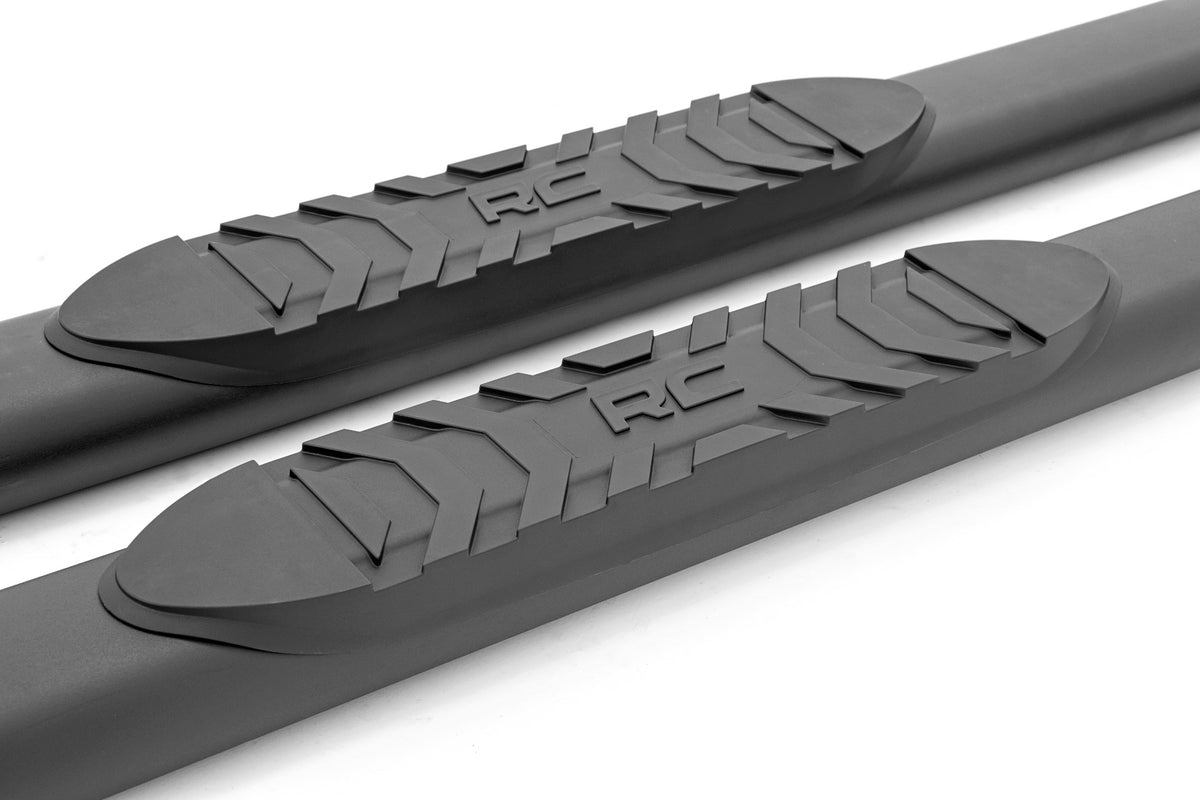 Rough Country Oval Nerf Steps Black | Ford Bronco Sport 4WD (2021-2026)