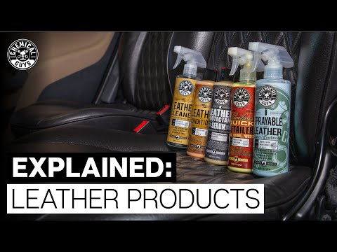 Chemical Guys Leather Serum Natural Look Conditioner & Protective Coating - 16oz