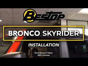 Bestop 21-26 Bronco 4-Door Skyrider For Hardtop (Black Diamond)
