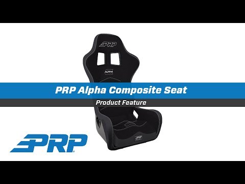PRP Alpha Composite Seat/Extra Wide- Black