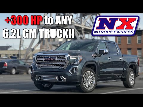 Nitrous Express 2014+ GM 6.2L Truck Nitrous Plate Kit (35-300HP) w/Composite Bottle