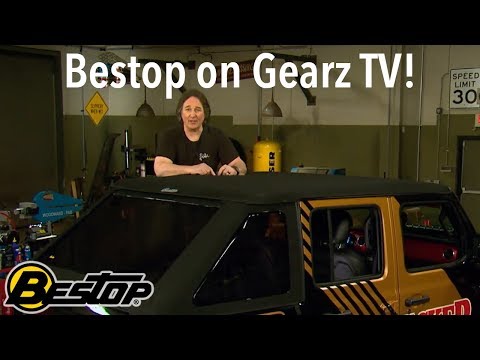 Bestop 07-18 Jeep Wrangler JK 4-Door Trektop Glide (Black Diamond)