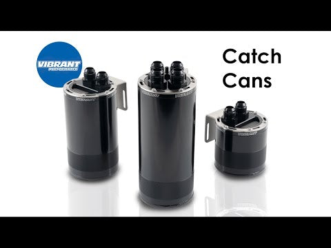 Vibrant Large (2.0L) 2-Port Catch Can Assembly