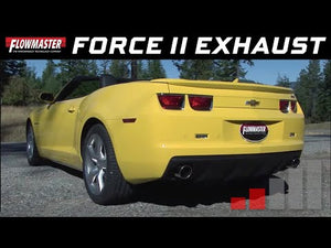 Flowmaster 10-13 Camaro SS Force II Axle-Back Exhaust System (w/o GFX)