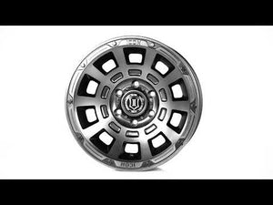 ICON Thrust 17x8.5 6x135 6mm Offset 5in BS Satin Black Wheel