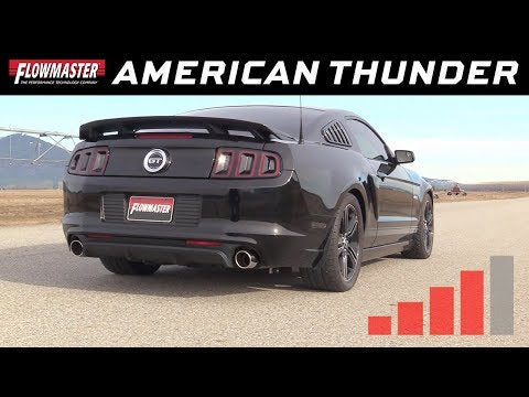 Flowmaster 13-14 Mustang GT American Thunder Axle-Back Exhaust System
