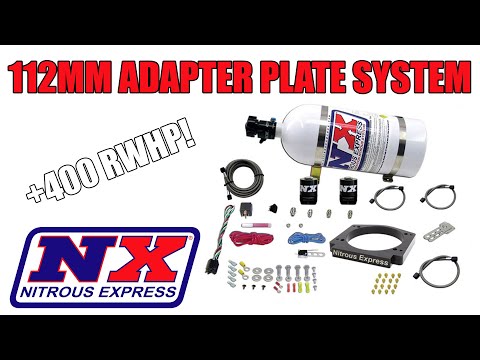 Nitrous Express GM LS 112mm Adapter Plate Kit (100-400HP) w/o Bottle