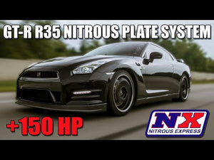 Nitrous Express Nissan GT-R Nitrous Plate Kit (35-300HP) w/15lb Bottle