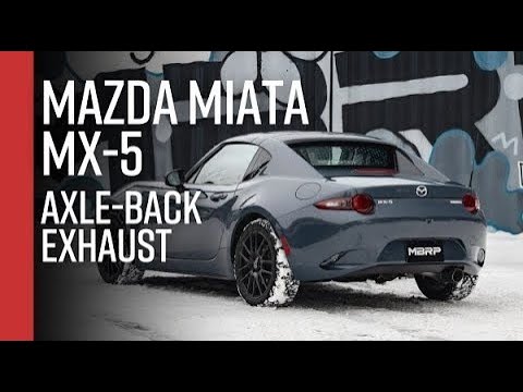 MBRP 16+ Mazda MX-5 Miata Single Rear Exit 2.5in Axle Back Exhaust AL