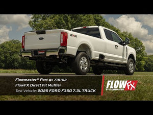 Flowmaster 17-24 F250/F350 GAS Direct Fit FlowFX Cat-Back Exhaust System