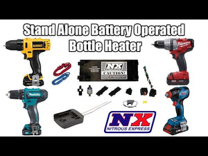 Nitrous Express Stand Alone Battery Operated Bottle Heater for 10-15lb Bottles (4AN) (Milwaukee Sty)