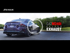 Dinan 23-26 BMW M240i/M240i xDrive (G42) Valved Axleback Exhaust System - Polished Tips