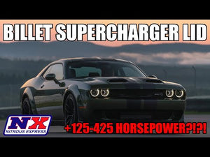Nitrous Express Dodge Hellcat Supercharger Lid Nitrous/Water Injection Kit (100-400HP) w/10lb Bottle