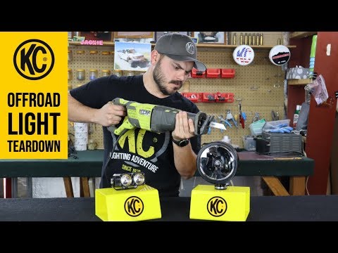 KC HiLiTES Daylighter Gravity G6 LED 20w SAE/ECE Driving Beam (Pair Pack System) - Black SS