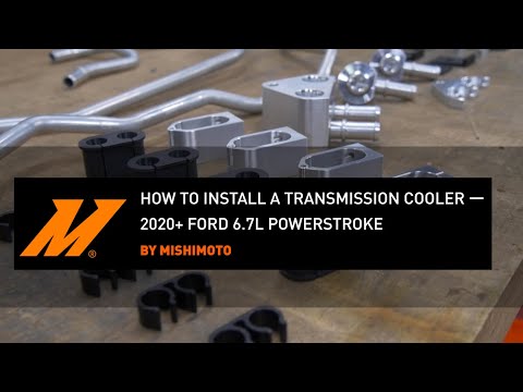 Mishimoto 2020+ Ford 6.7L Powerstroke Transmission Cooler Kit