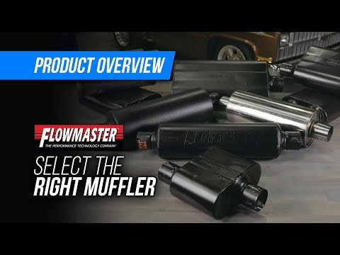 Flowmaster Super HP-2 2.50 IN/OUT 12 in. SS Muffler