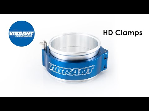Vibrant 2.5in HD Quick Release Clamp w/Pin - Anodized Blue