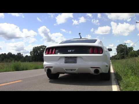 Corsa 2015-2017 Ford Mustang GT 5.0 3in Axle Back Exhaust Black Dual Tips (Touring)