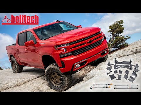 Belltech 16-18 Chevrolet Silverado / GMC Sierra 1500 4WD 7-9in Suspension Lift Kit w/ Shocks