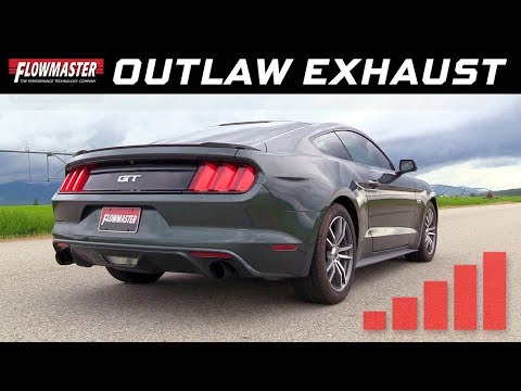 Flowmaster 2015-2017 Mustang GT 5.0L Outlaw SS Axle-Back Exhaust System