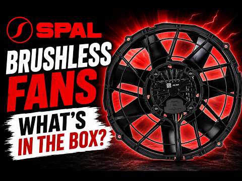 SPAL 300W 12in Drop-In Brushless Fan w/Jumper Harness