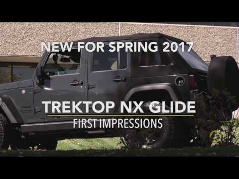 Bestop 07-18 Jeep Wrangler JK 2-Door Trektop Glide (Premium Black Twill)