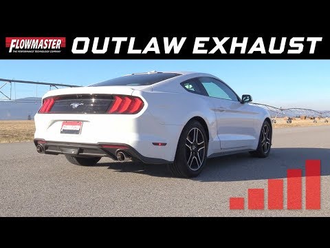 Flowmaster 15-23 Mustang BASE Outlaw SS Axle-Back Exhaust System