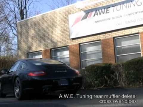 AWE Tuning Porsche 997.2 Performance Cross Over Pipes