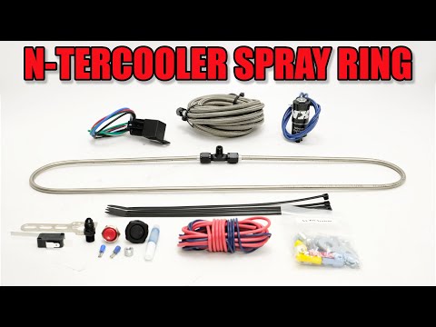 Nitrous Express N-Tercooler Spray Ring Reduces Air Inlet Temp On Turbo Applications w/o Bottle