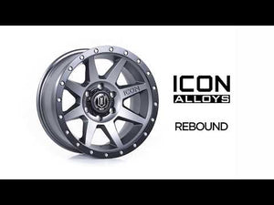 ICON Rebound 17x8.5 5x5 -6mm Offset 4.5in BS 71.5mm Bore Bronze Wheel