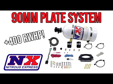 Nitrous Express GM LS 90mm Nitrous Plate Kit (50-400HP) w/o Bottle