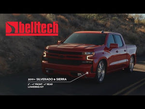 Belltech LOWERING KIT 2019 Chevrolet Silverado / GMC Sierra 1500 2WD All Cab - 2-4in Fr / 6in R