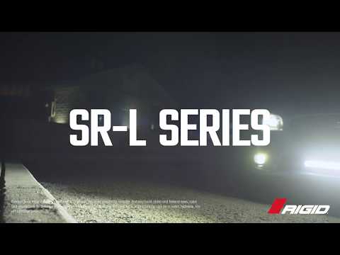 Rigid Industries SR-L Series Surface Mount LED Spreader Pair w/ Amber Halo - Universal