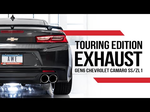 AWE Tuning 16-19 Chevrolet Camaro SS Axle-Back Exhaust - Touring Edition (Diamond Black Tips)