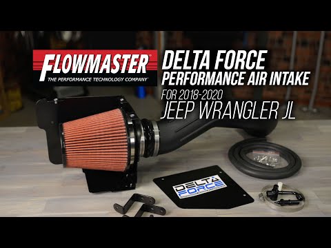 Flowmaster 18-24 Wrangler JL 2.0T Delta Force Performance Air Intake Kit