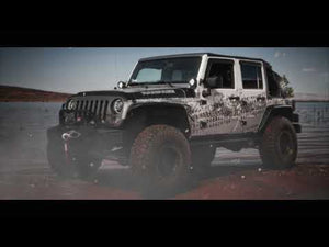 Rampage 2007-2018 Jeep Wrangler(JK) 2-Door Trailview Tonneau Top - Black Diamond