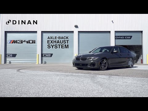 Dinan 20-24 BMW M340i/M440i (G20/G22/G23/G26) Free Flow Axleback Exhaust System - Polished Tips