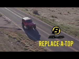 Bestop 03-06 Jeep Wrangler TJ Exc Unlimited Replace A-Top (Blk Diamond Tinted Windows No Door Skins)