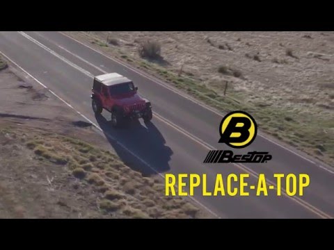 Bestop 03-06 Jeep Wrangler TJ Exc Unlimited Replace A-Top (Blk Diamond Tinted Windows No Door Skins)