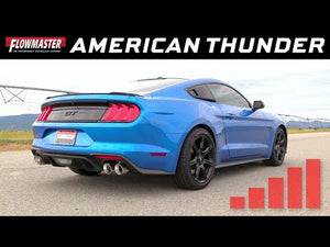 Flowmaster 18-23 Mustang 5.0L American Thunder Axle-Back Exhaust System (w/Valves)