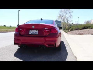 Dinan 15-20 BMW M3/M4 (F80/F82/F83) Free Flow Axleback Exhaust System - Black Tips