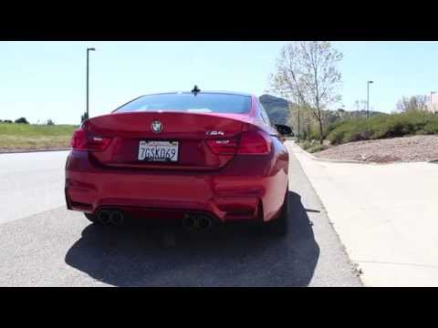 Dinan 15-20 BMW M3/M4 (F80/F82/F83) Free Flow Axleback Exhaust System - Black Tips