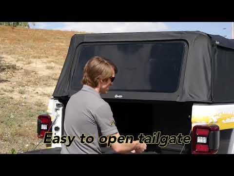 Bestop 20-26 Jeep Gladiator For 5 Ft. Bed Supertop For Truck 2 (Black Diamond)